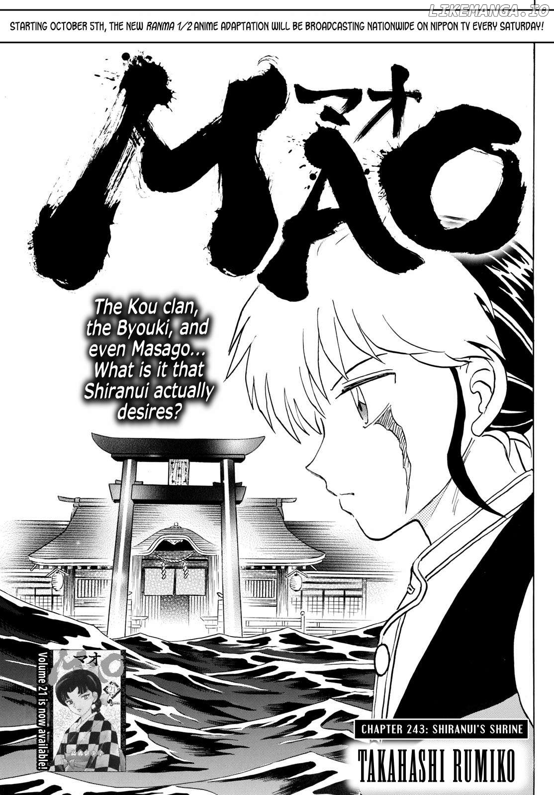 Mao - Manga Chapter 243 - page 1