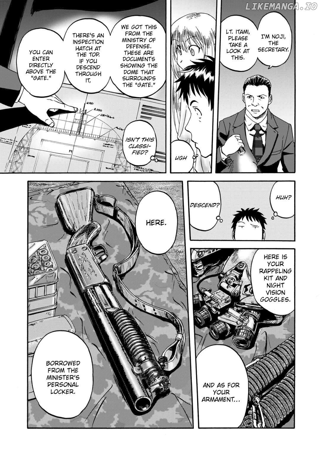 Gate - Jietai Kare no Chi nite, Kaku Tatakeri Chapter 135 - page 32