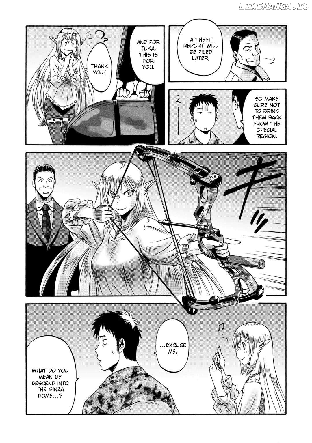 Gate - Jietai Kare no Chi nite, Kaku Tatakeri Chapter 135 - page 33