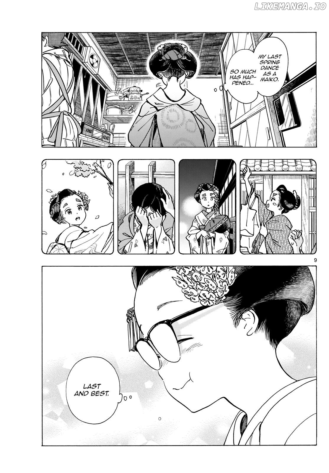 Kiyo in Kyoto: From the Maiko House Chapter 285 - page 9