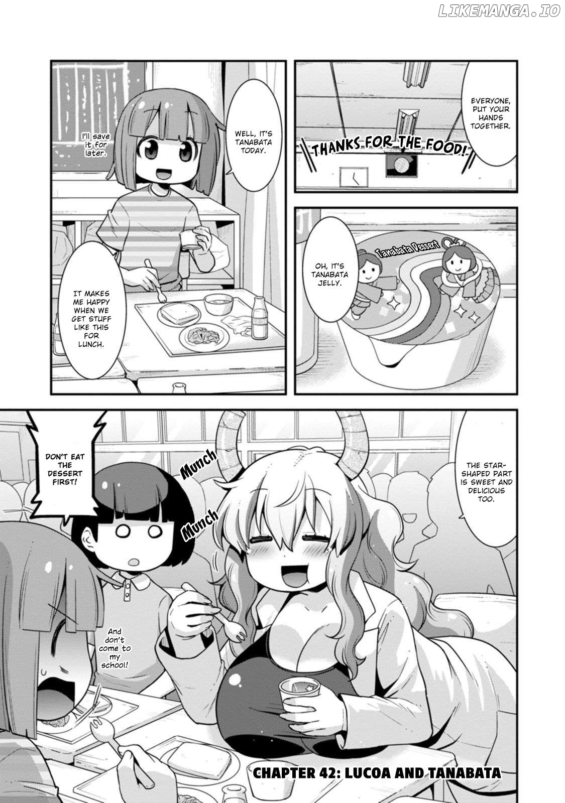 Miss Kobayashi's Dragon Maid: Lucoa is my xx Chapter 42 - page 1