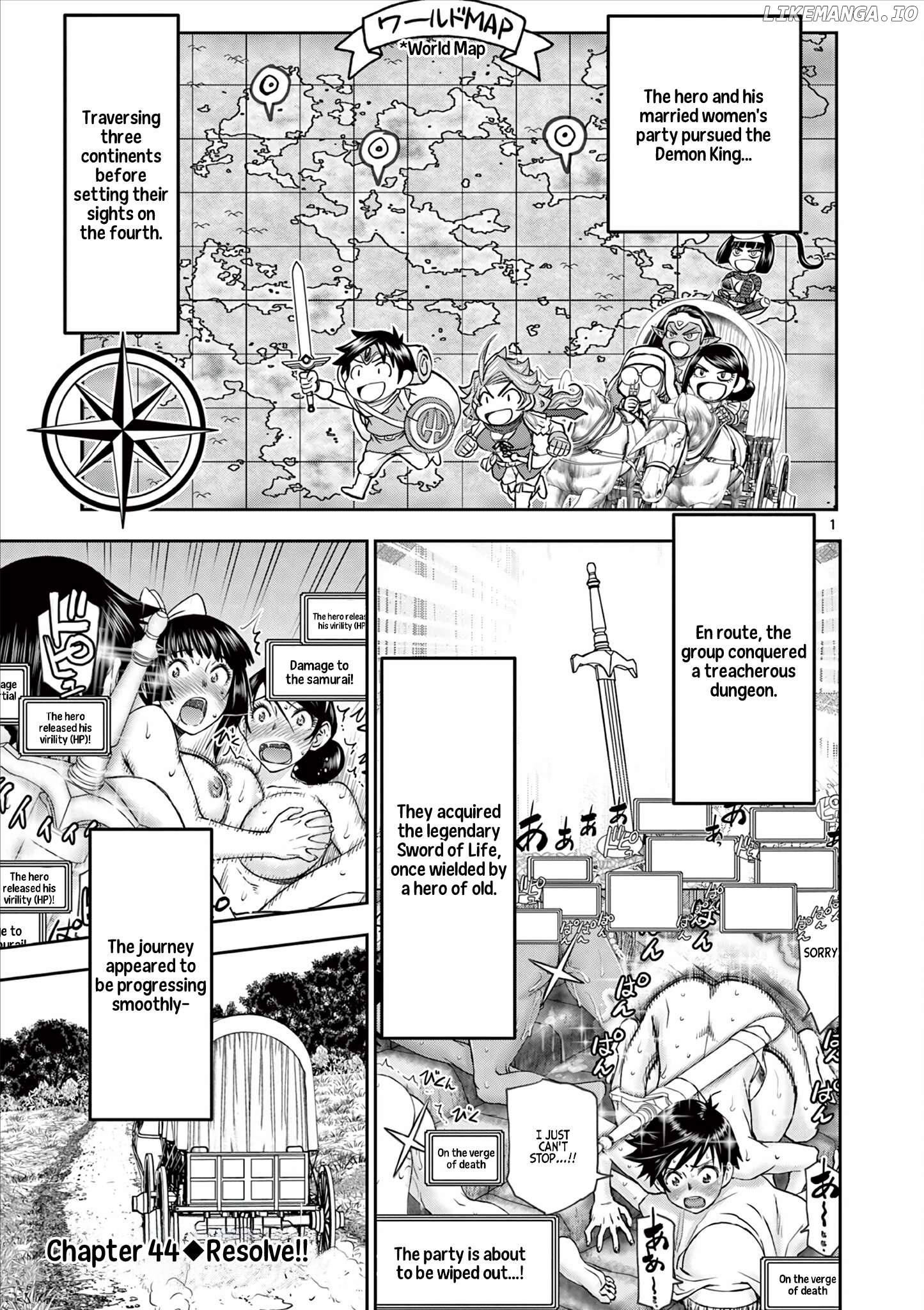Isekai Furin ll ~Michibika Reshi Hitodzuma Tachi to Bukiyo Tensei Yuusha~ Chapter 44 - page 1
