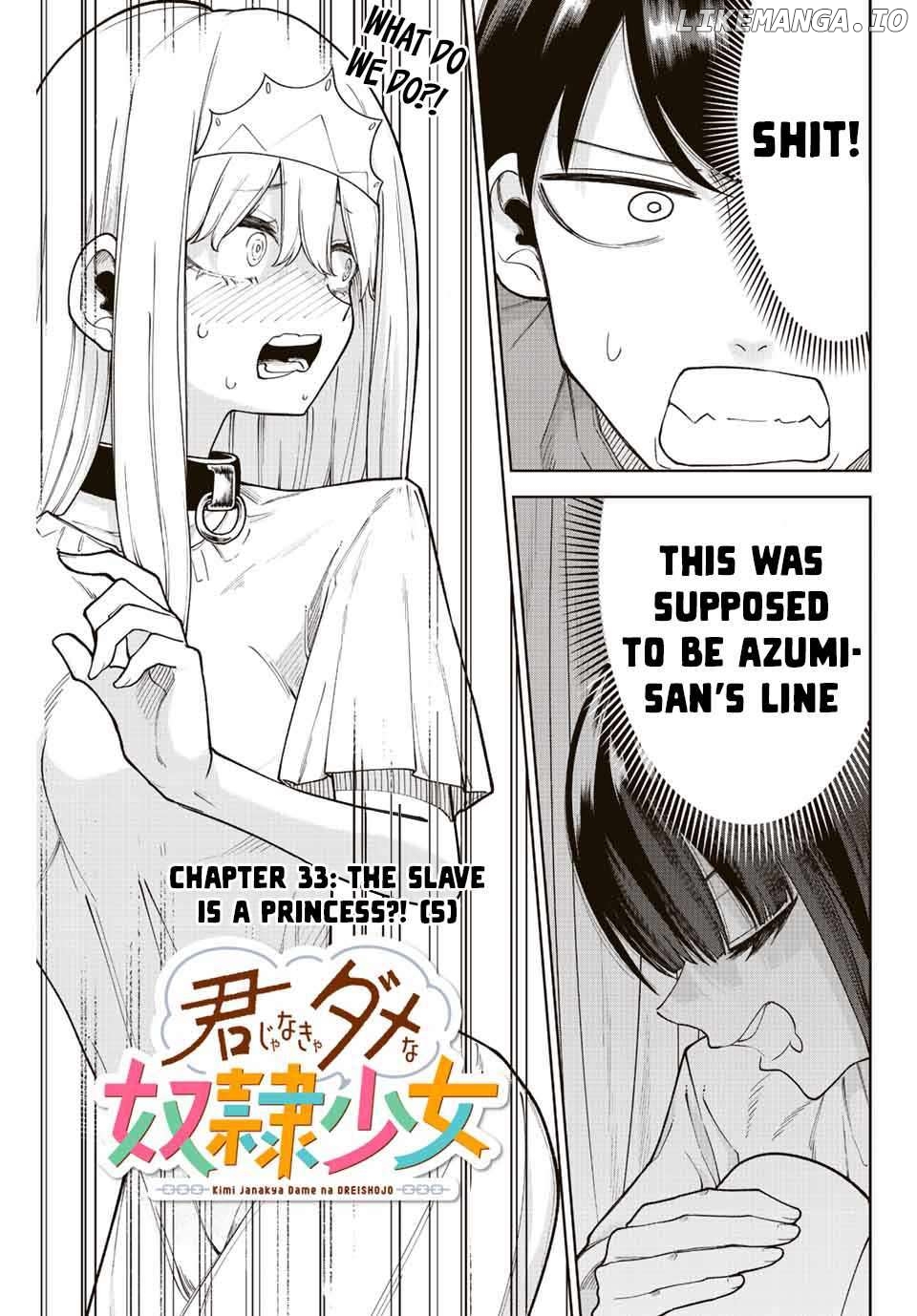 Kimi Janakya Dame Na Dorei Shoujo Chapter 33 - page 1