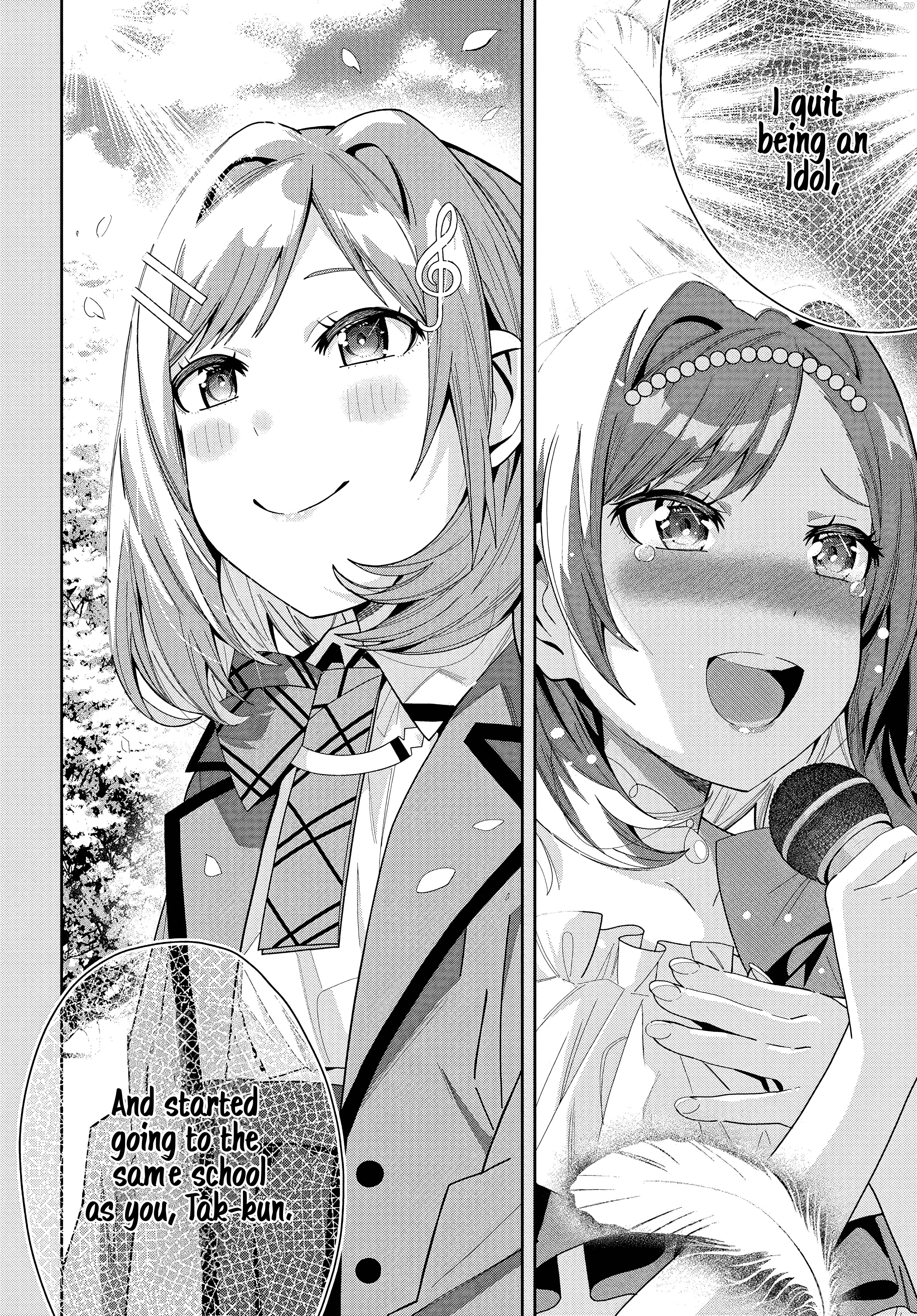Classmate No Moto Idol Ga, Tonikaku Kyodou Fushin Nan Desu Chapter 15 - page 10