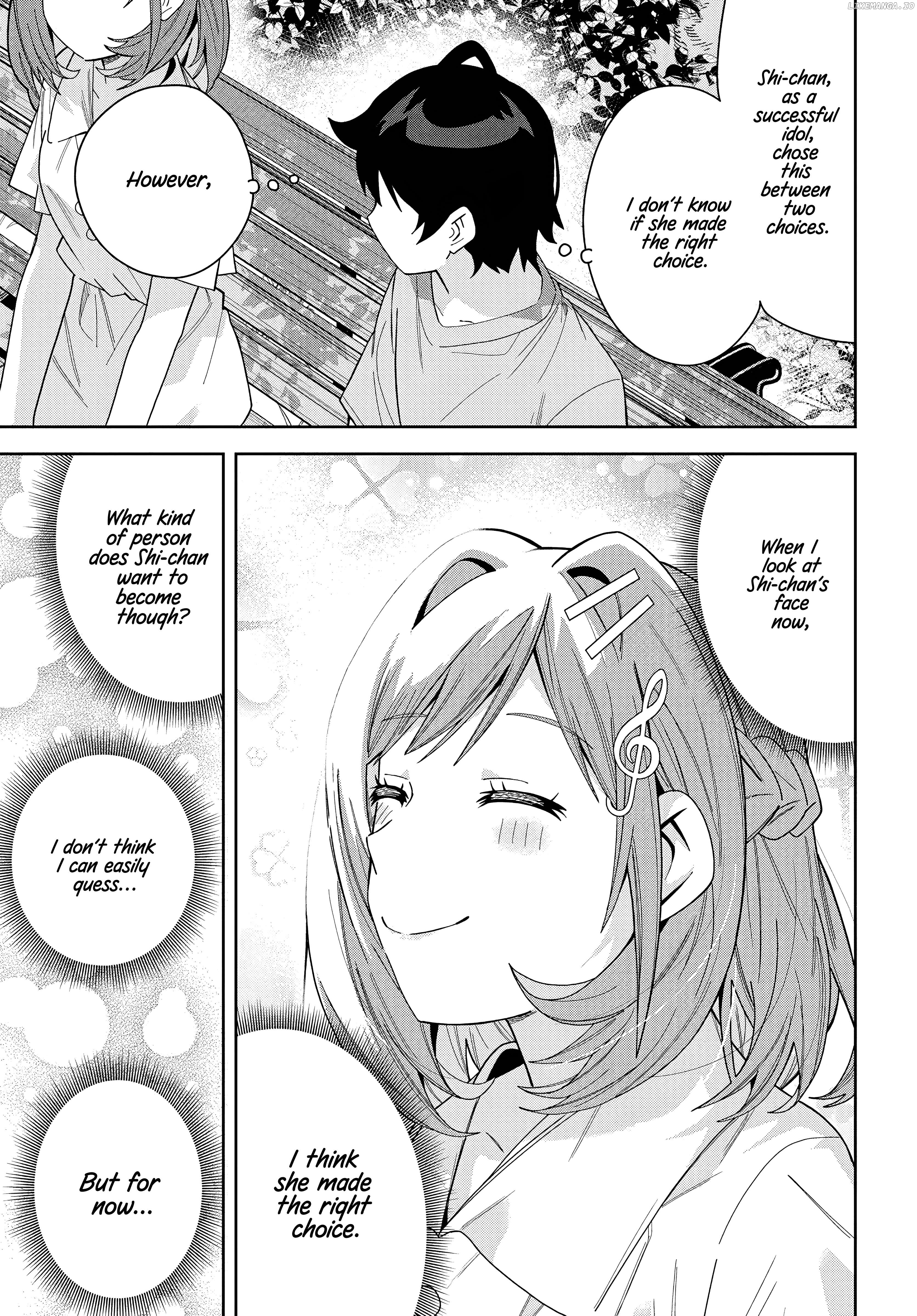 Classmate No Moto Idol Ga, Tonikaku Kyodou Fushin Nan Desu Chapter 15 - page 11