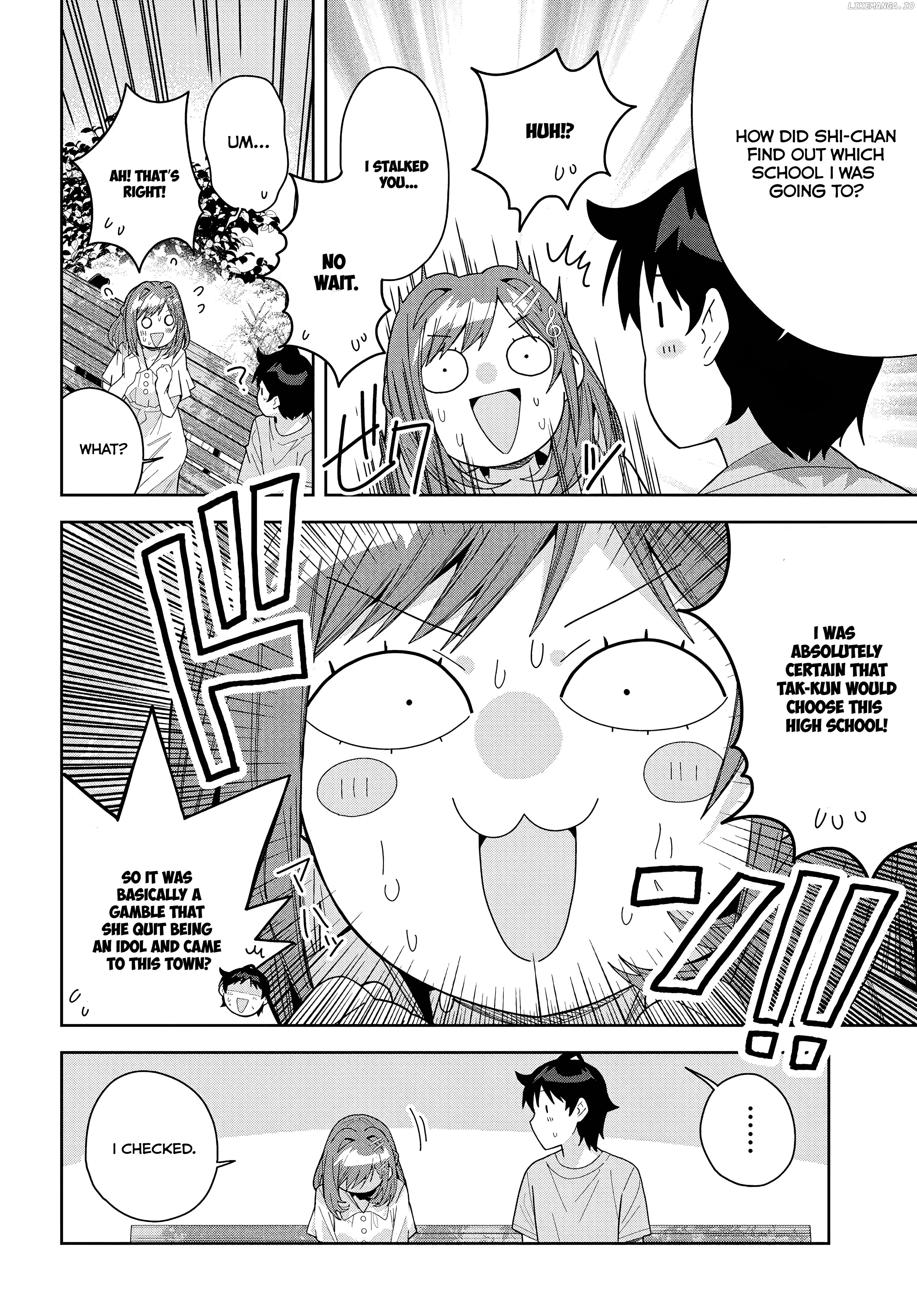 Classmate No Moto Idol Ga, Tonikaku Kyodou Fushin Nan Desu Chapter 15 - page 14