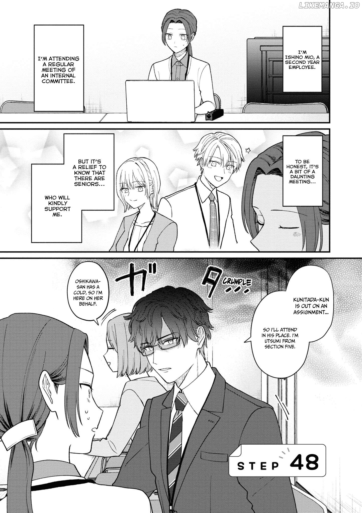 The New-Hire Who Could "Read" Emotions and the Unsociable Senpai Chapter 48 - page 2