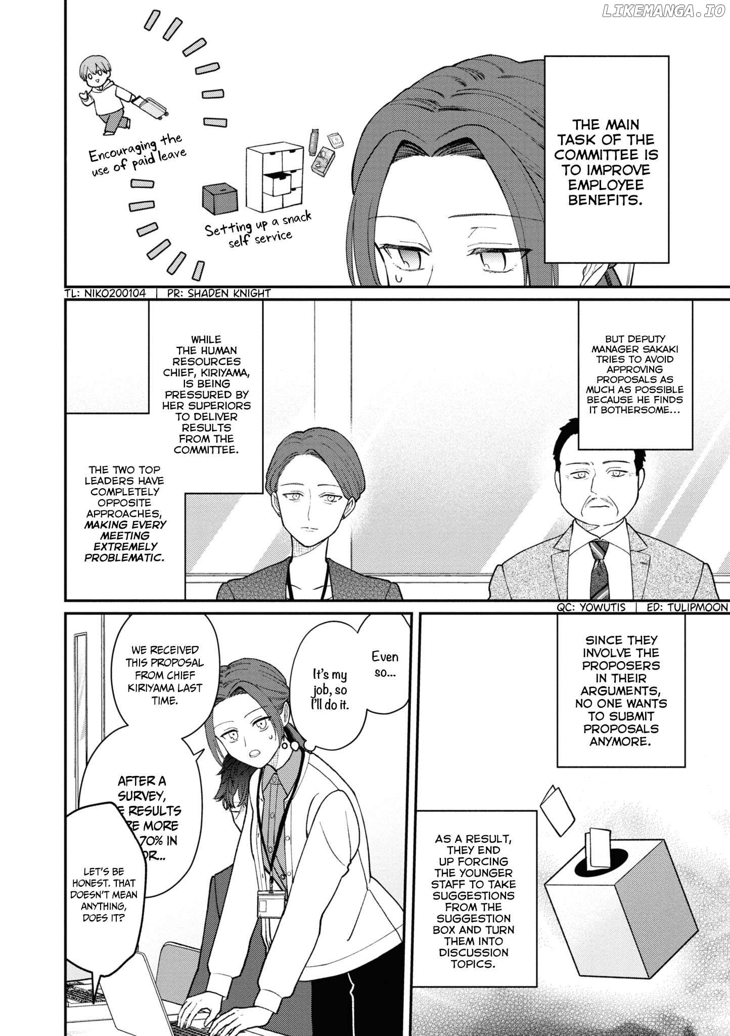 The New-Hire Who Could "Read" Emotions and the Unsociable Senpai Chapter 48 - page 5