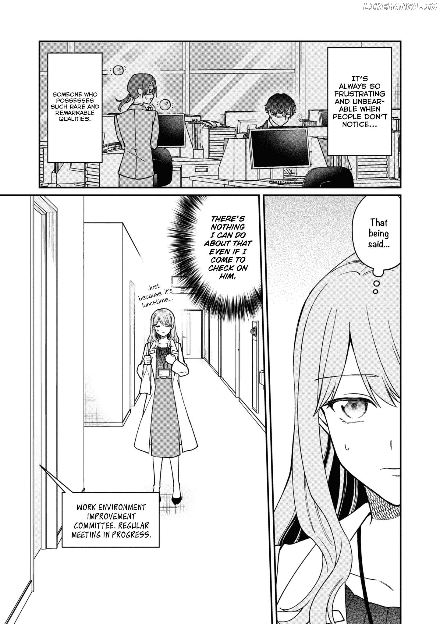 The New-Hire Who Could "Read" Emotions and the Unsociable Senpai Chapter 49 - page 4