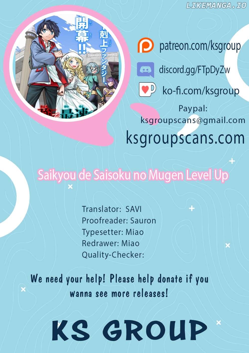 Saikyou De Saisoku No Mugen Level Up Chapter 37 - page 1
