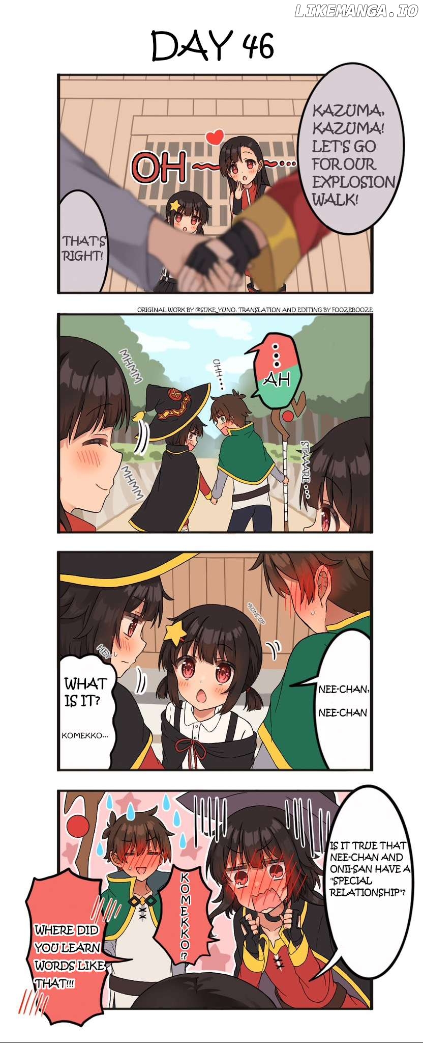 Kono Subarashii Sekai ni Shukufuku wo! - KazuMegu will get married in 100 days (Doujinshi) Chapter 46 - page 1