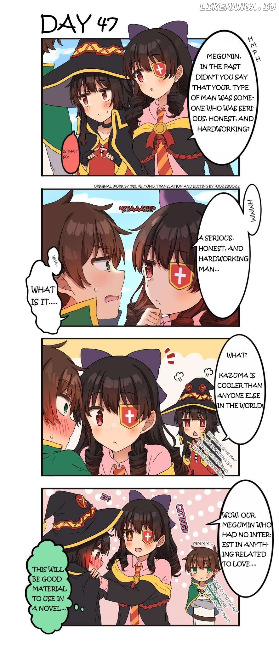 Kono Subarashii Sekai ni Shukufuku wo! - KazuMegu will get married in 100 days (Doujinshi) Chapter 47 - page 1