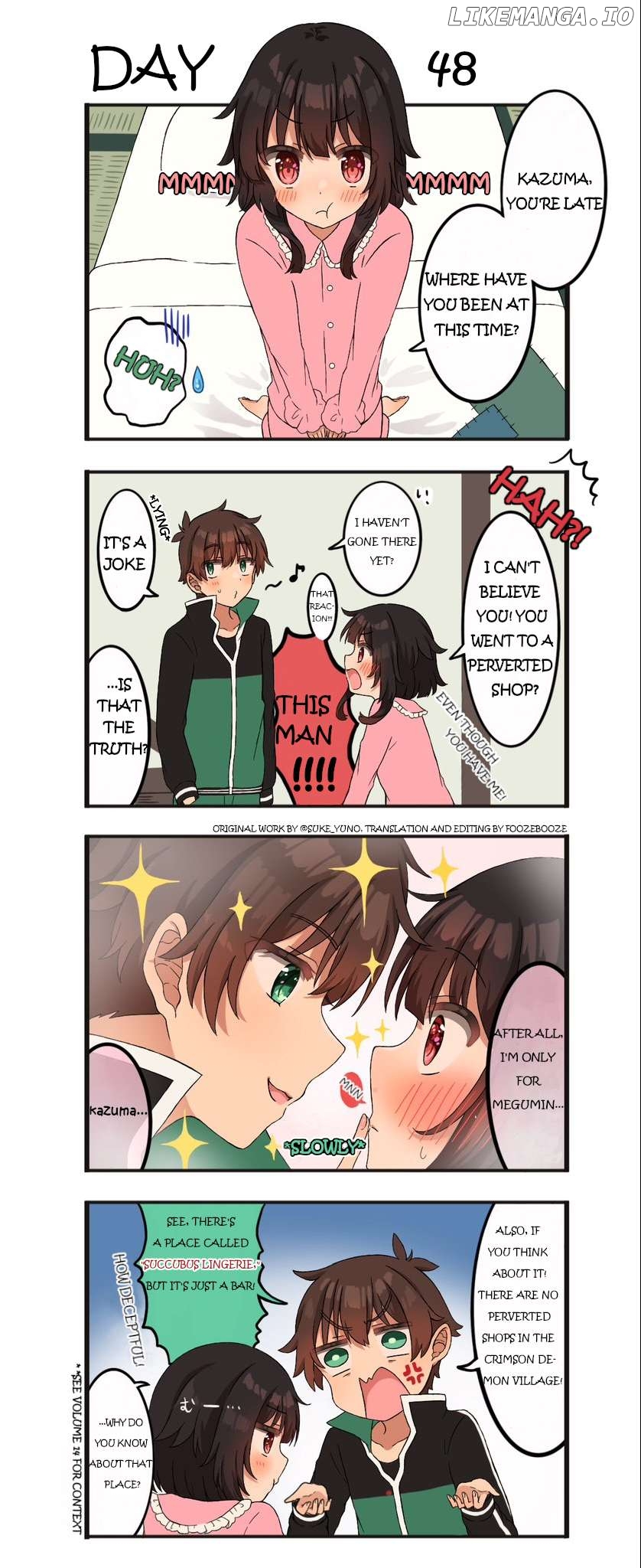 Kono Subarashii Sekai ni Shukufuku wo! - KazuMegu will get married in 100 days (Doujinshi) Chapter 48 - page 1
