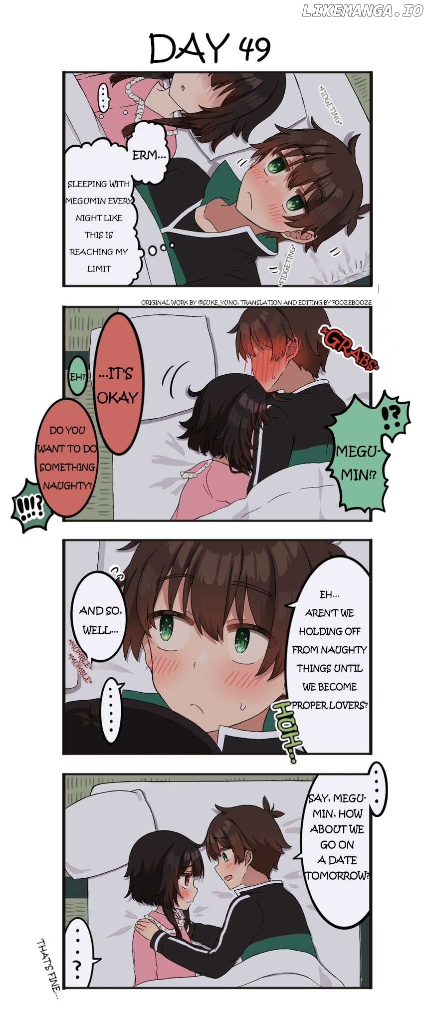 Kono Subarashii Sekai ni Shukufuku wo! - KazuMegu will get married in 100 days (Doujinshi) Chapter 49 - page 1
