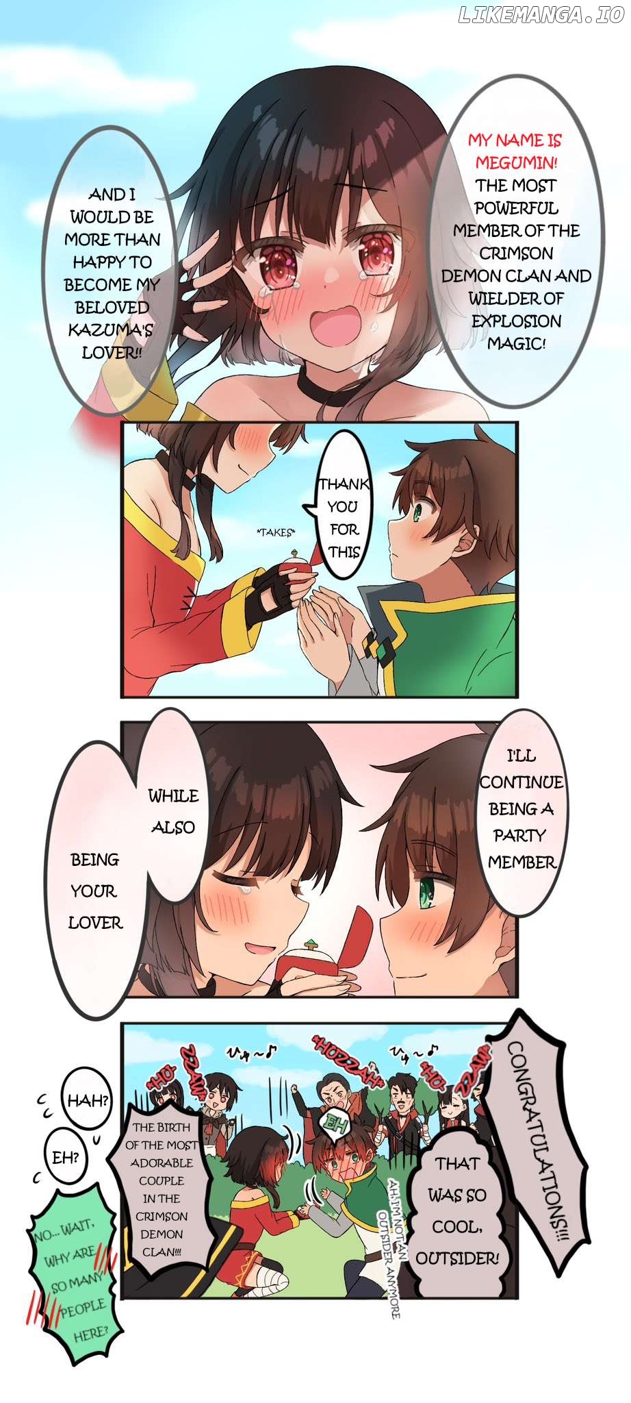 Kono Subarashii Sekai ni Shukufuku wo! - KazuMegu will get married in 100 days (Doujinshi) Chapter 50 - page 4