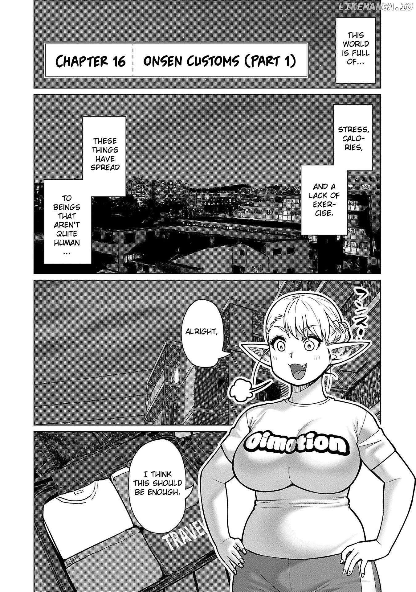 Shin Elf-san wa Yaserarenai. Chapter 16 - page 1