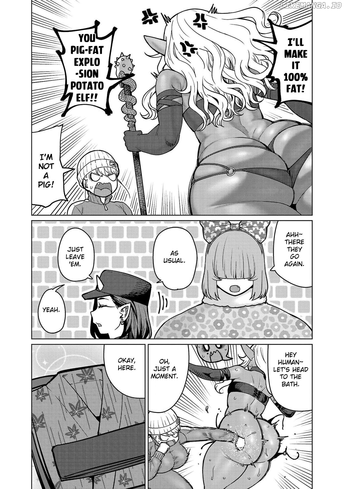 Shin Elf-san wa Yaserarenai. Chapter 16 - page 10