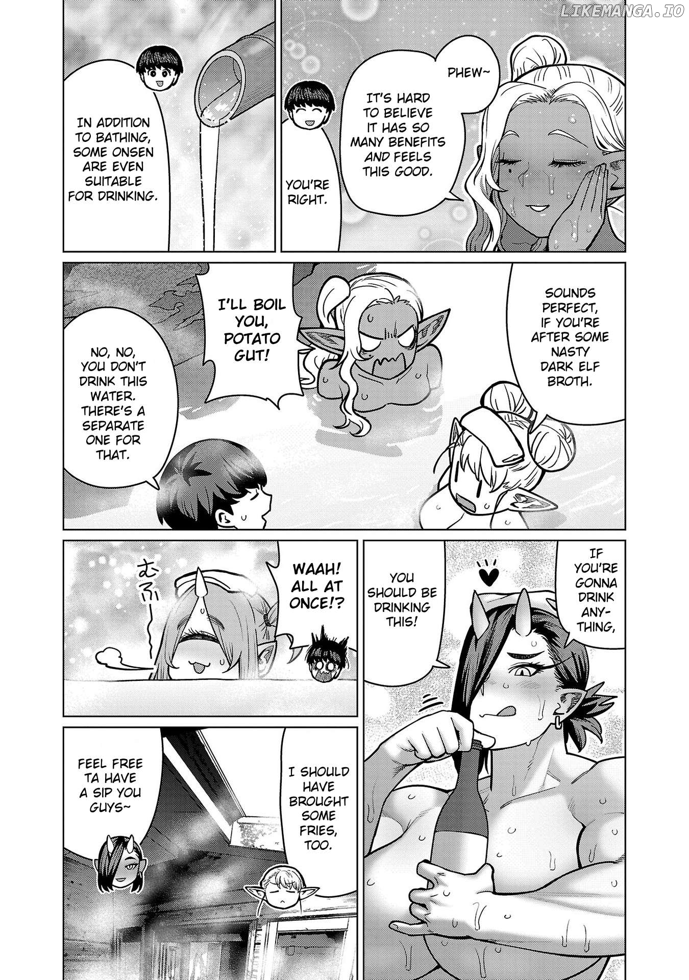 Shin Elf-san wa Yaserarenai. Chapter 16 - page 17