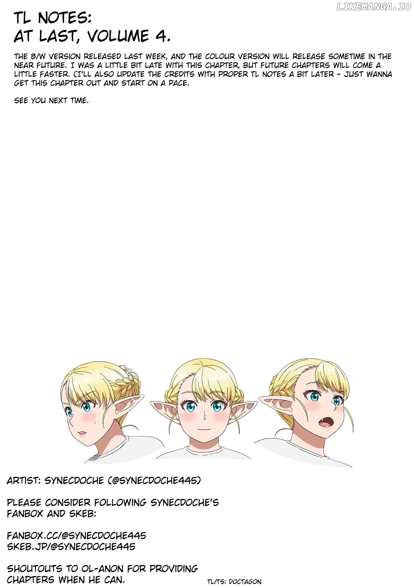 Shin Elf-san wa Yaserarenai. Chapter 16 - page 25