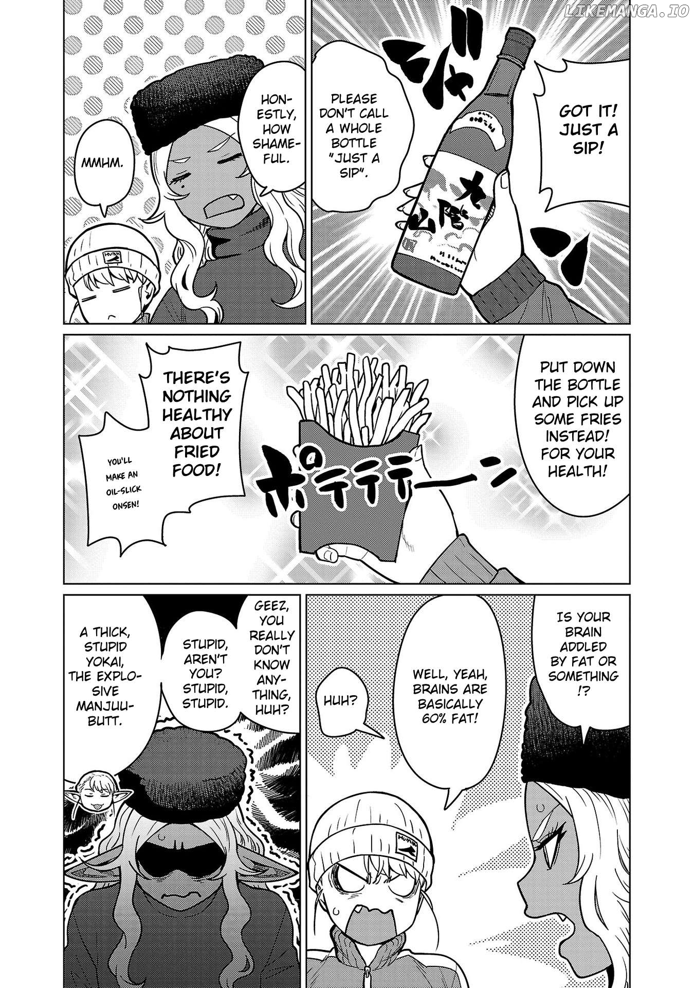 Shin Elf-san wa Yaserarenai. Chapter 16 - page 9