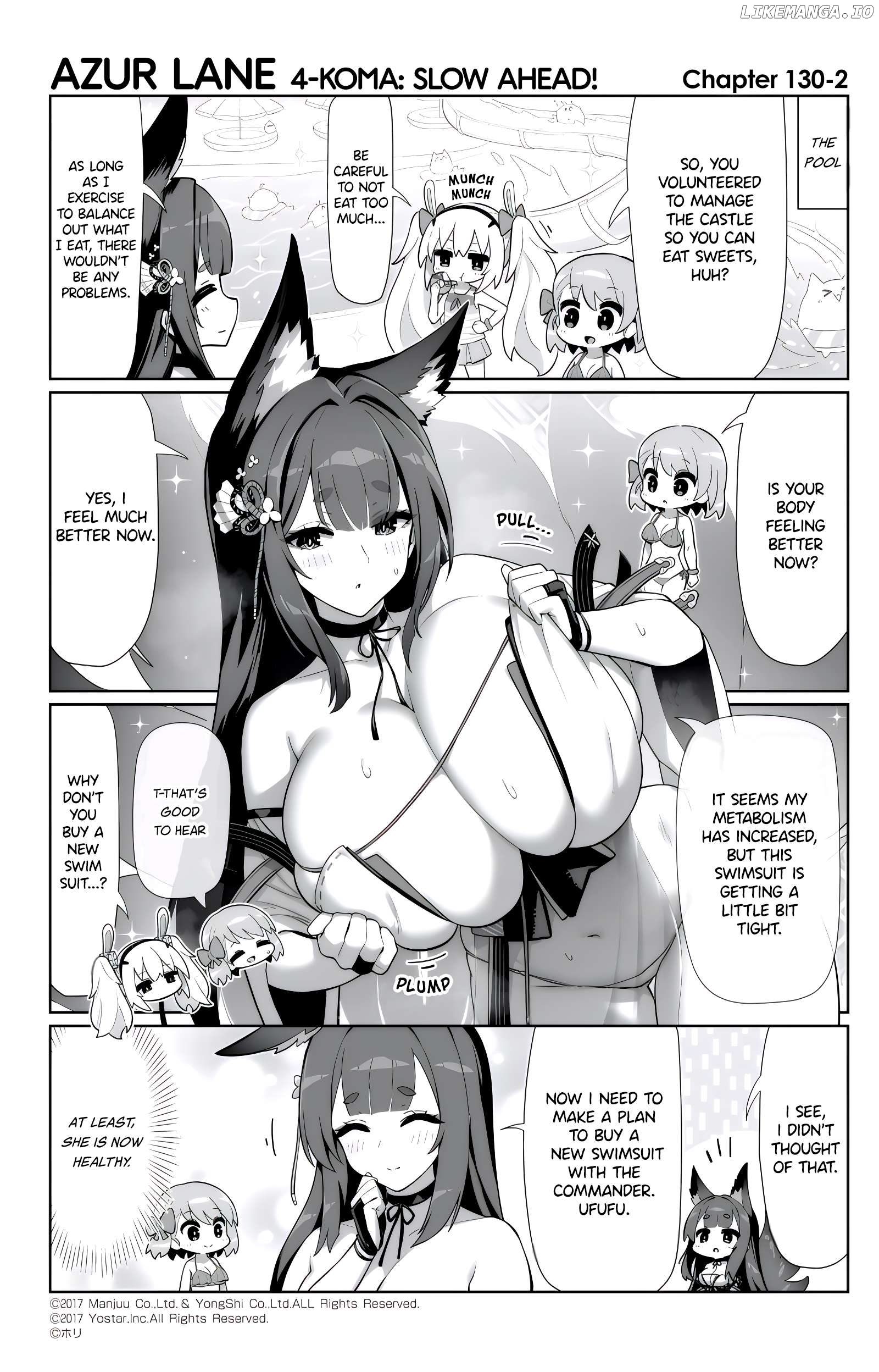 Azur Lane 4-Koma: Slow Ahead Chapter 130 - page 2