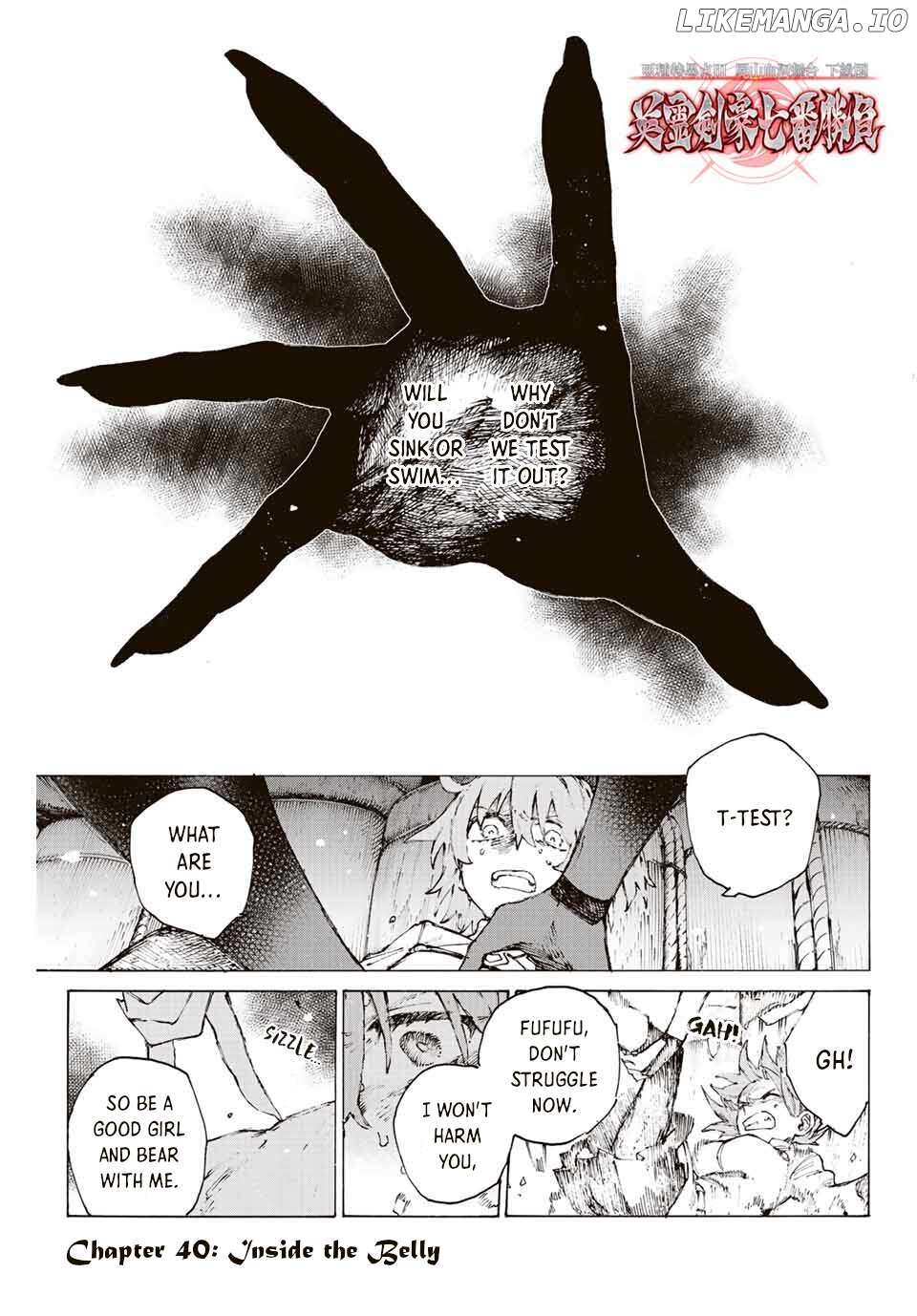 Fate/Grand Order: Epic of Remnant - Seven Duels of Swordsmasters Chapter 40 - page 1