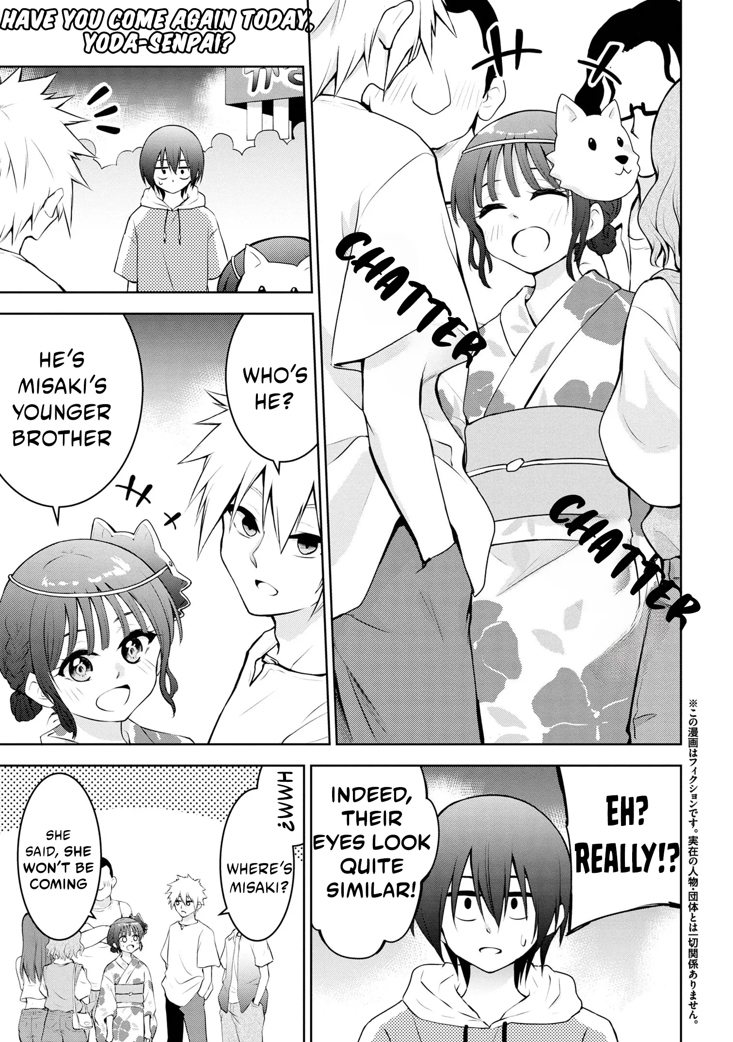 You came again today, Yoda-senpai? Chapter 40 - page 2