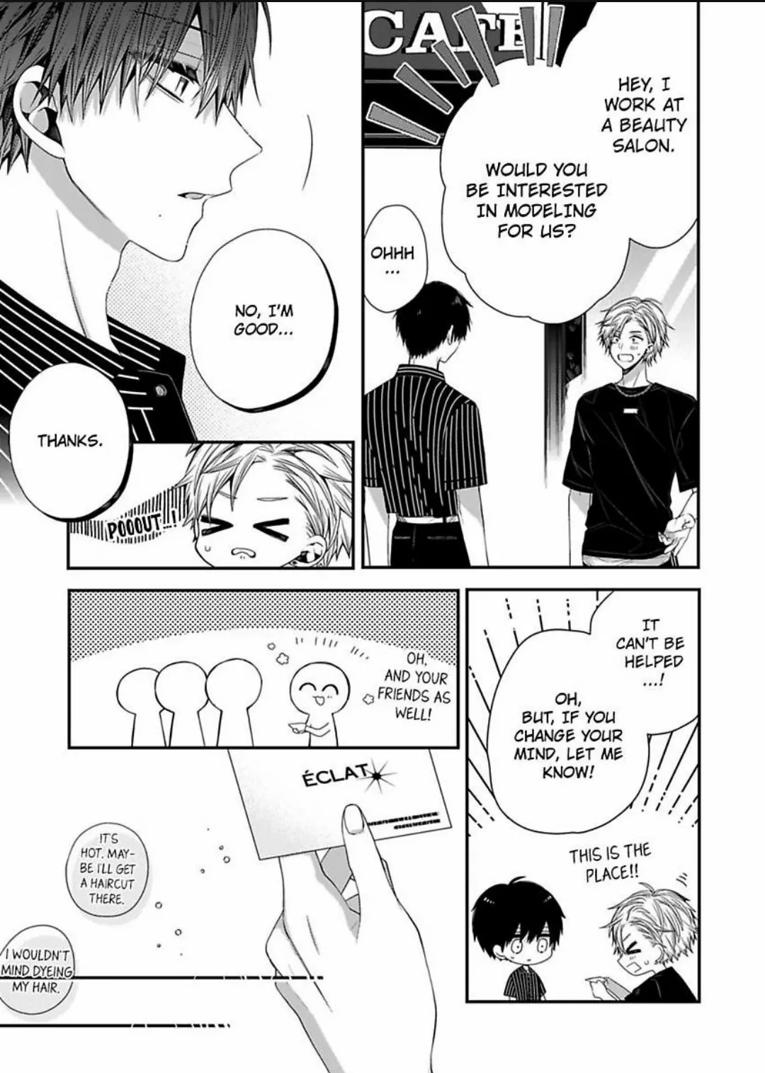 Masuku Wo Totta Kanatakun Ha Etchi De Dekiai De Chotto Kuroi Chapter 13 - page 14