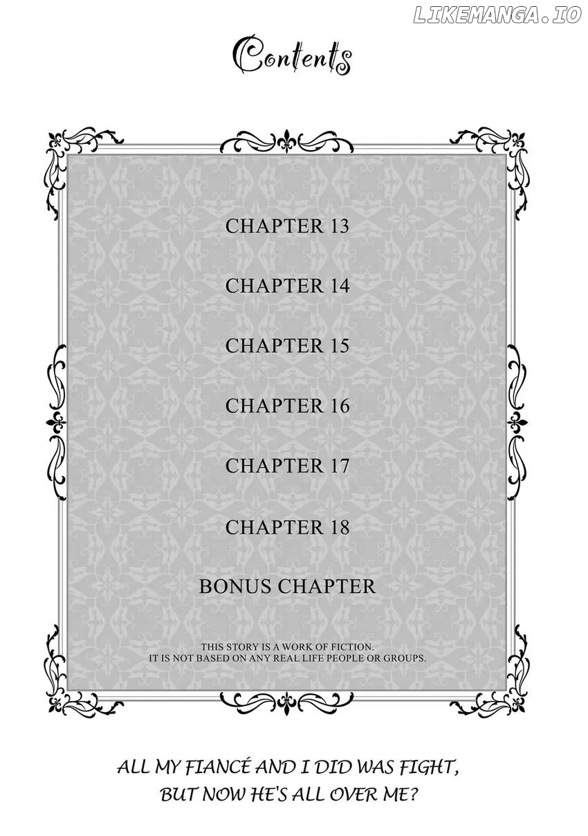 All My Fiancé and I Did Was Fight, But Now He's All Over Me? Chapter 13 - page 4