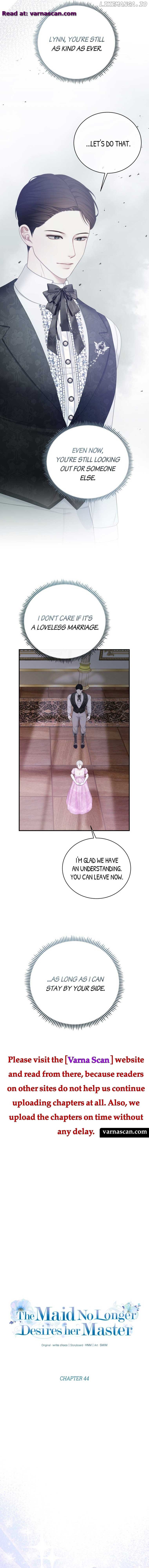 The Maid No Longer Desires her Master Chapter 44 - page 2