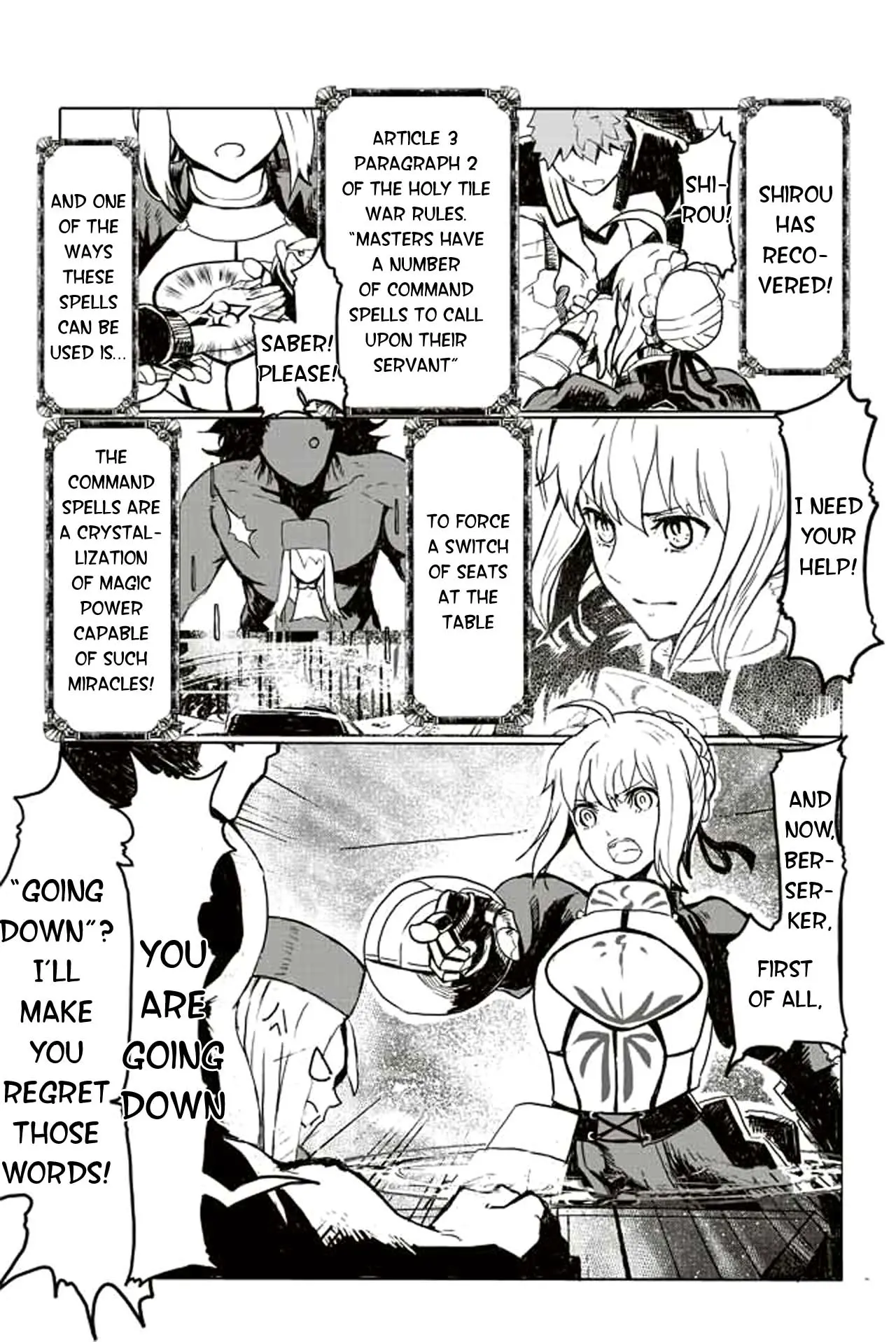 Fate/Mahjong Night - Seihai Sensou chapter 36 - page 1