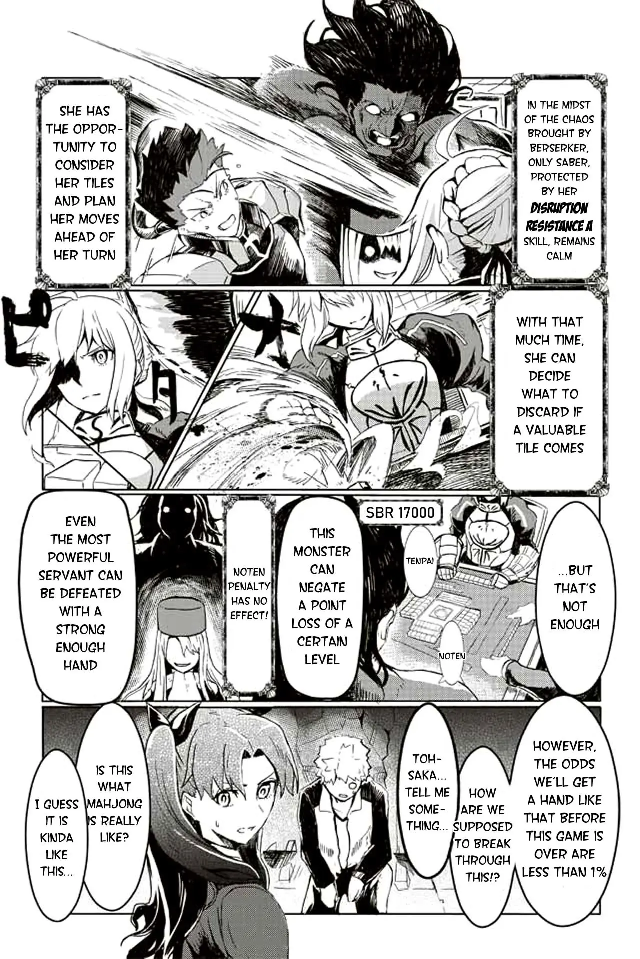 Fate/Mahjong Night - Seihai Sensou chapter 38 - page 1