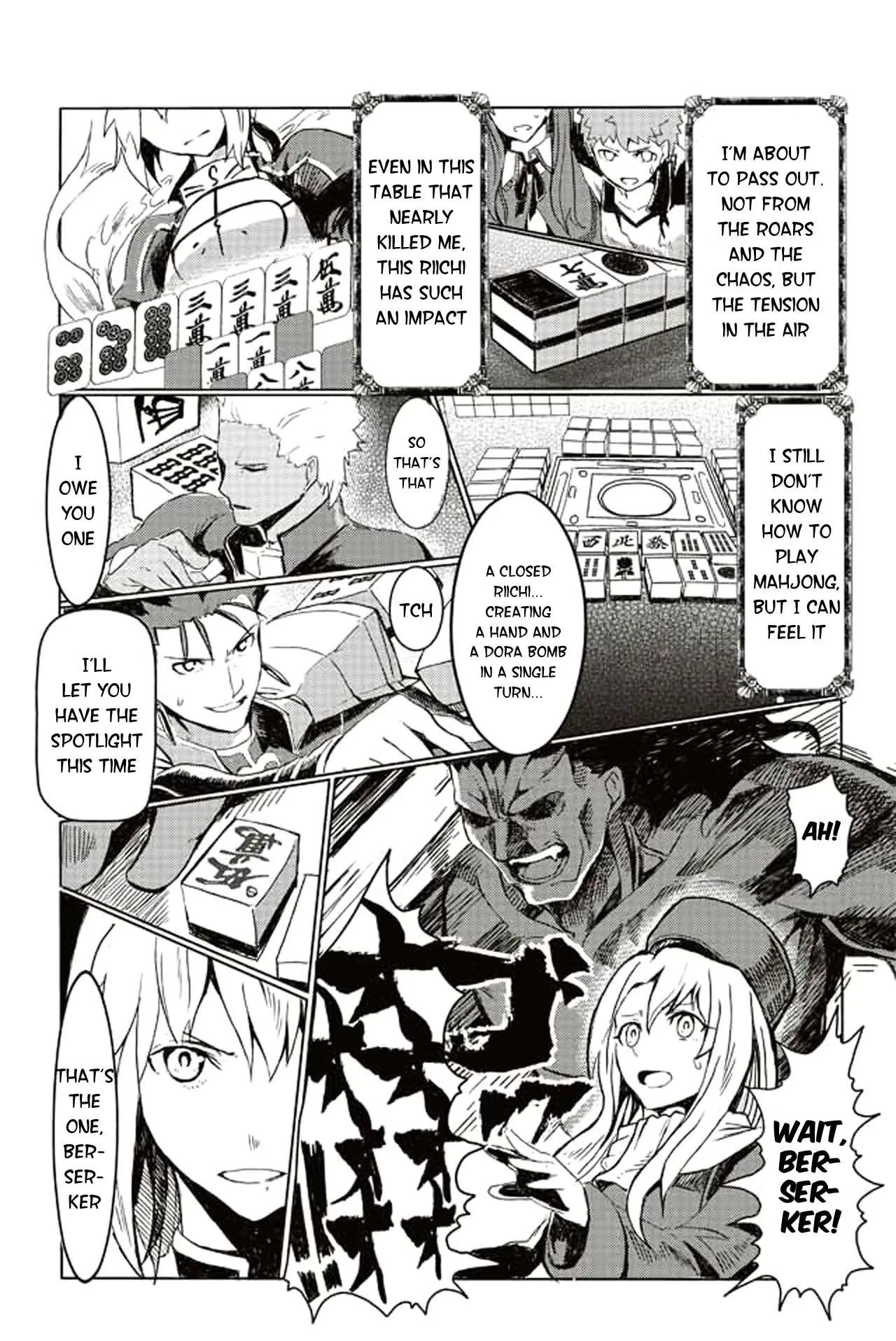 Fate/Mahjong Night - Seihai Sensou chapter 41 - page 1