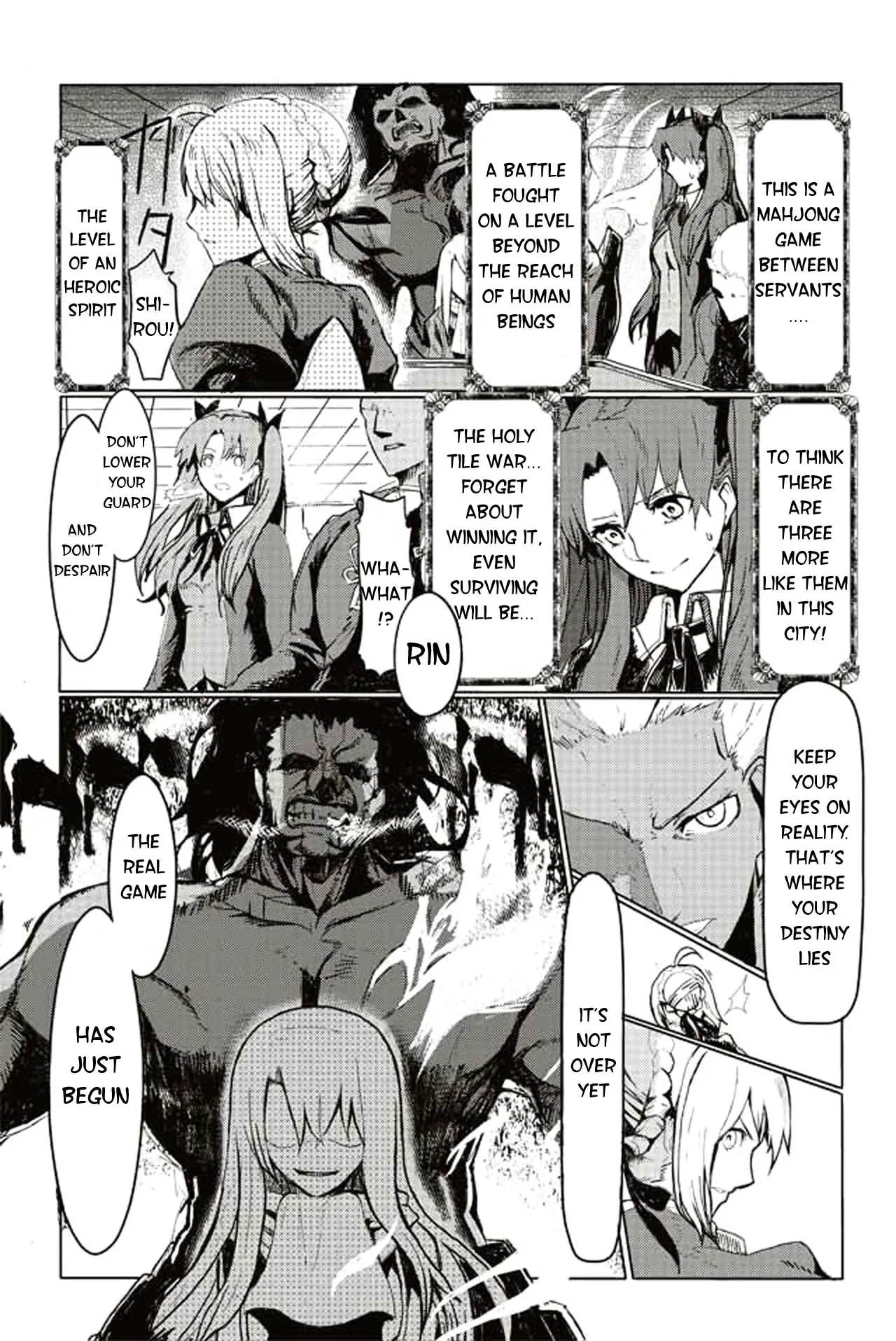 Fate/Mahjong Night - Seihai Sensou chapter 43 - page 1