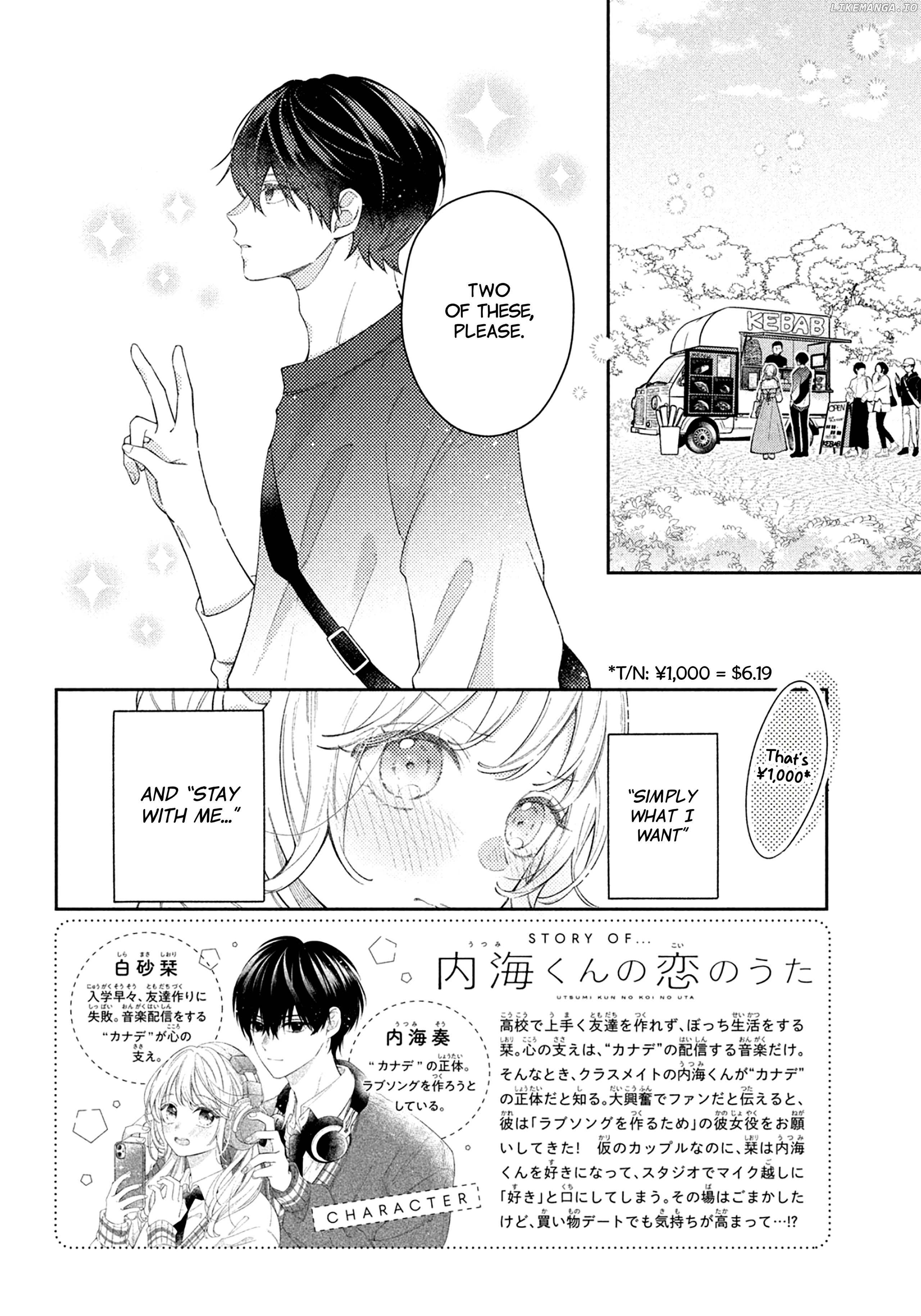 Utsumi-kun no Koi no Uta Chapter 7 - page 3