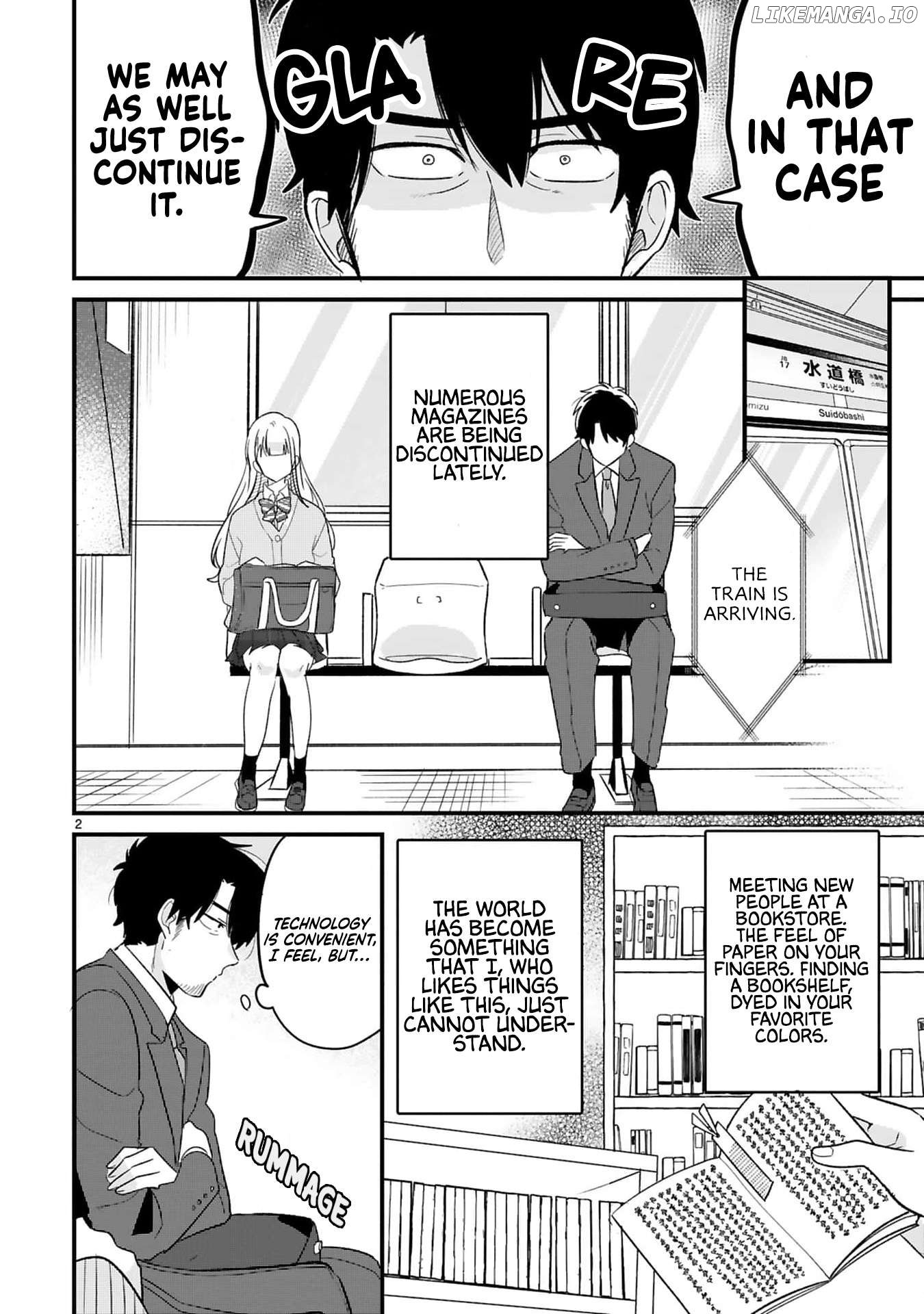Kyou, Eki de Mita Kawaii Onna no Ko. Chapter 12 - page 3