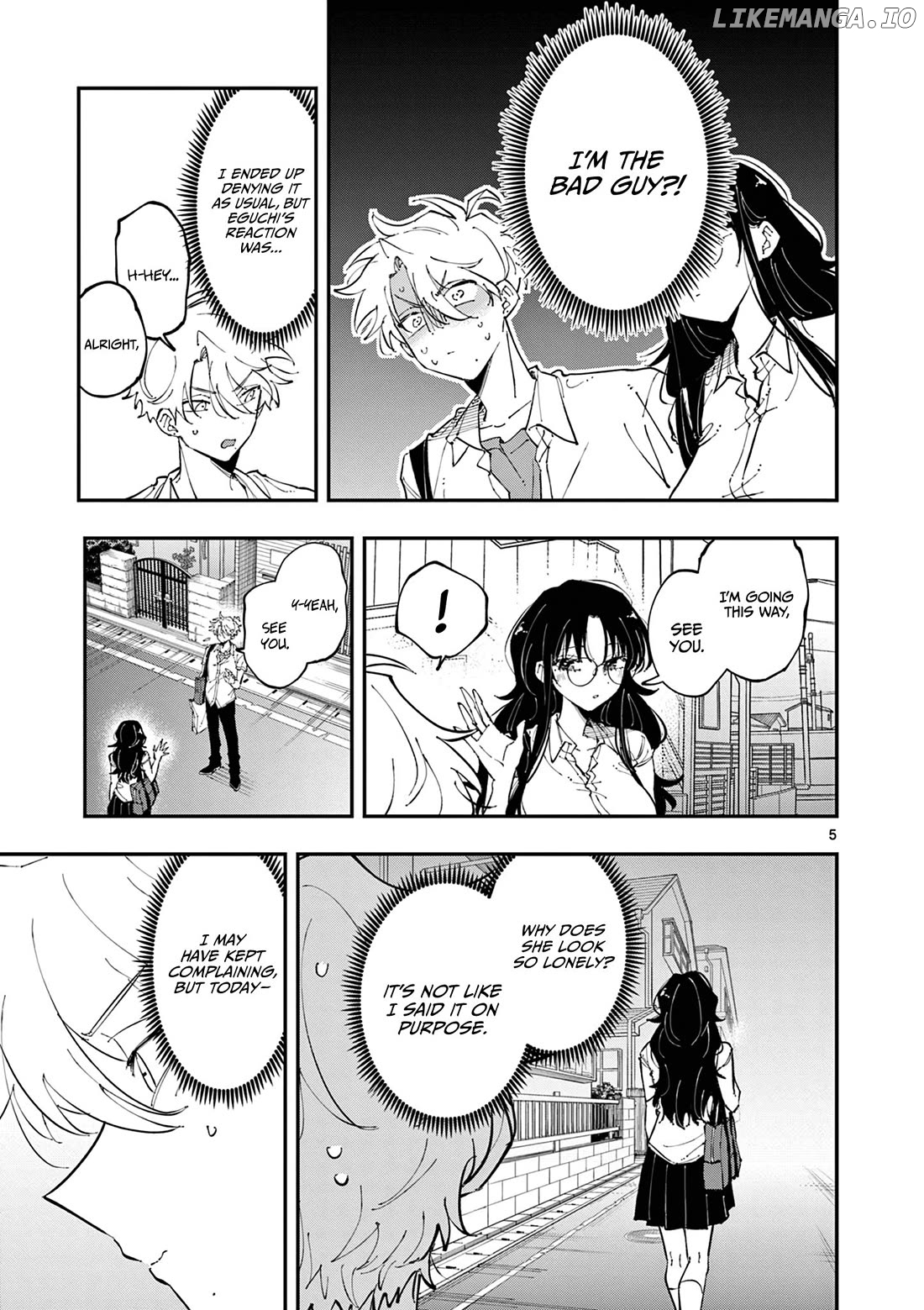 The Person Sitting Next to Me Looking at Me with Perverted Eyes Chapter 21 - page 5