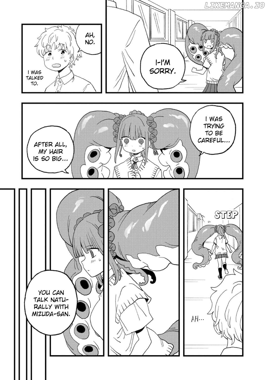 Mizudako-Chan Kara Wa Nigerarenai! Chapter 16 - page 3