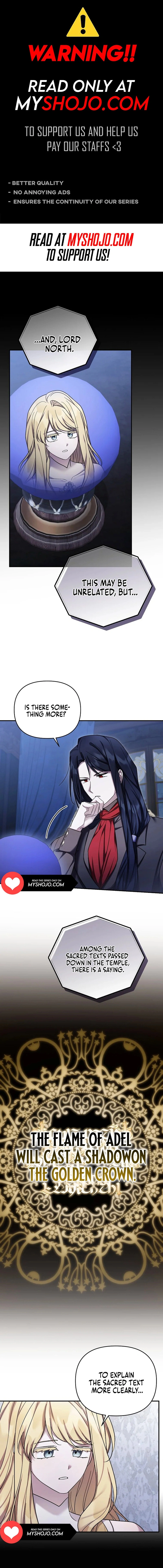 A Terminally Ill Villainess Refuses to Be Adopted Chapter 41 - page 1