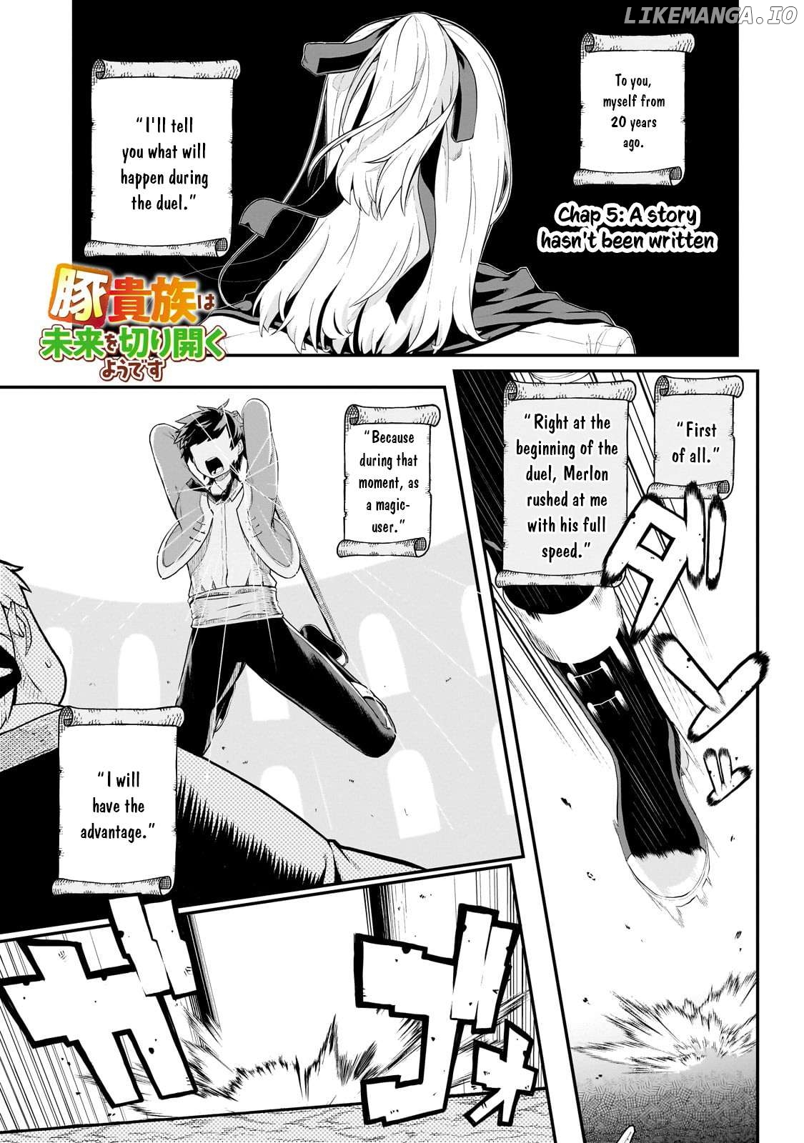 Buta Kizoku wa Mirai wo Kiri Hiraku you desu Chapter 5 - page 2
