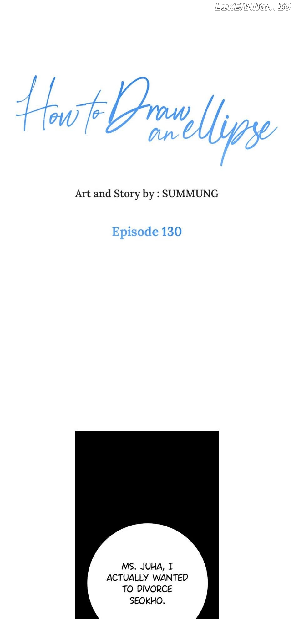 How to Draw an Ellipse Chapter 130 - page 1