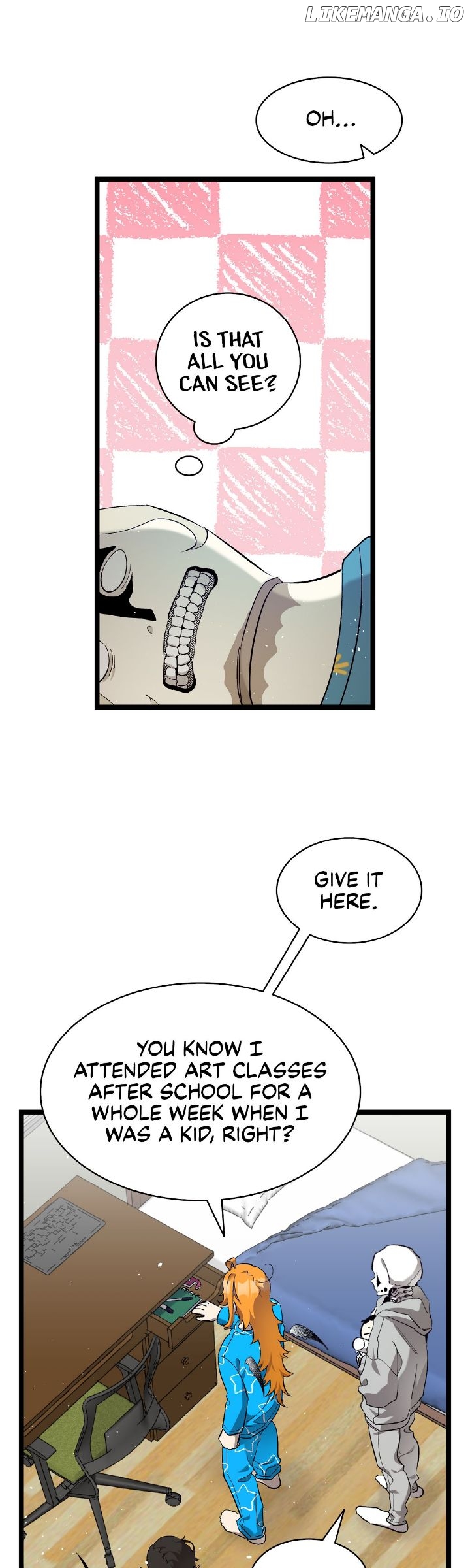 The Skeleton Becomes a Cat Dad Chapter 174 - page 56