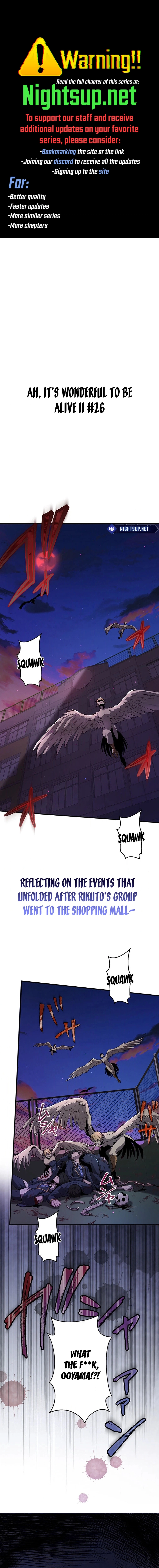 Ah, It’s Wonderful To Be Alive Chapter 26 - page 1