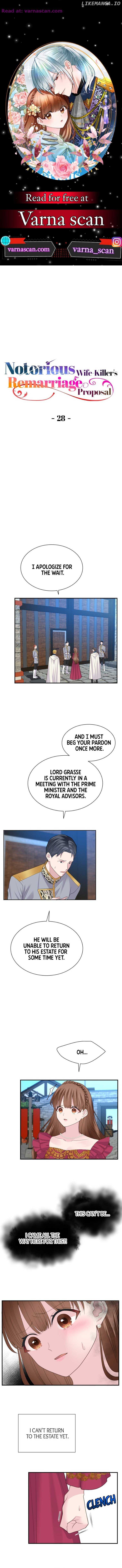 Notorious Wife-Killer's Remarriage Proposal Chapter 28 - page 1