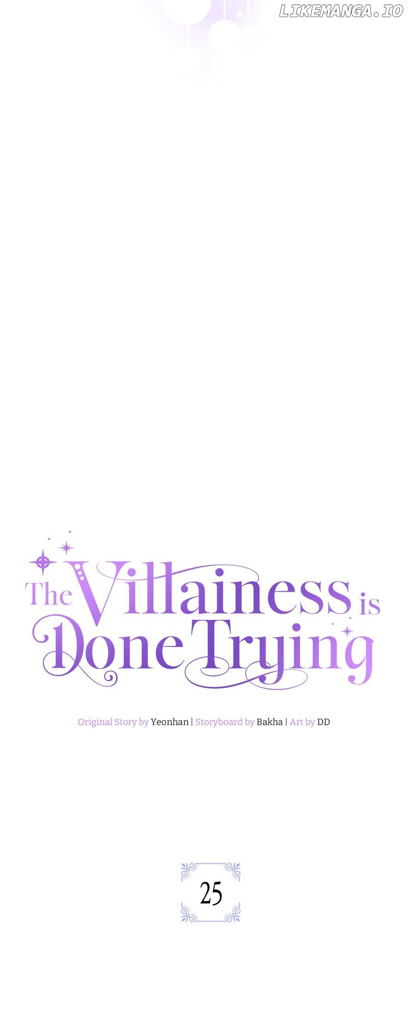 The Villainess is Done Trying Chapter 25 - page 10