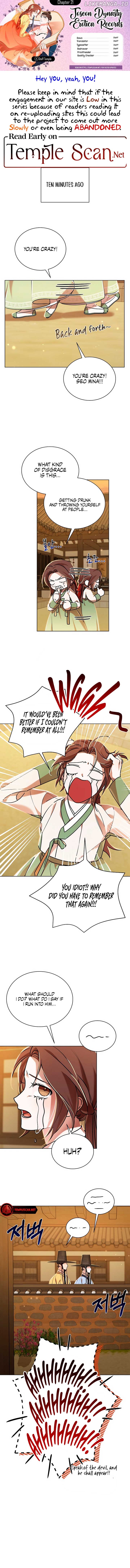 Joseon Dynasty Erotica Records Chapter 21 - page 1