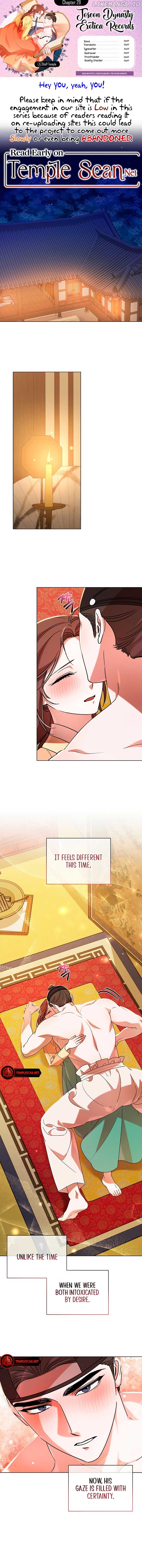 Joseon Dynasty Erotica Records Chapter 29 - page 1