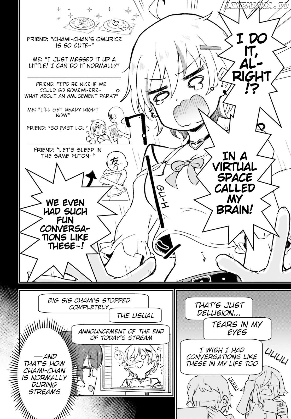 VTuber nanda ga Haishin Kiri Wasuretara Densetsu ni Natteta Chapter 7 - page 4