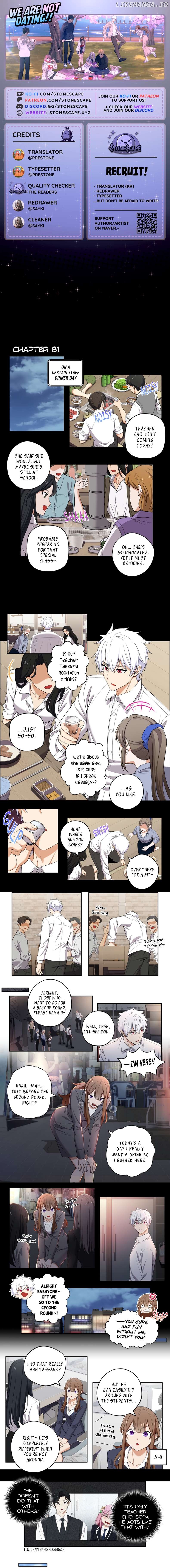 We Are Not Dating!! Chapter 81 - page 1