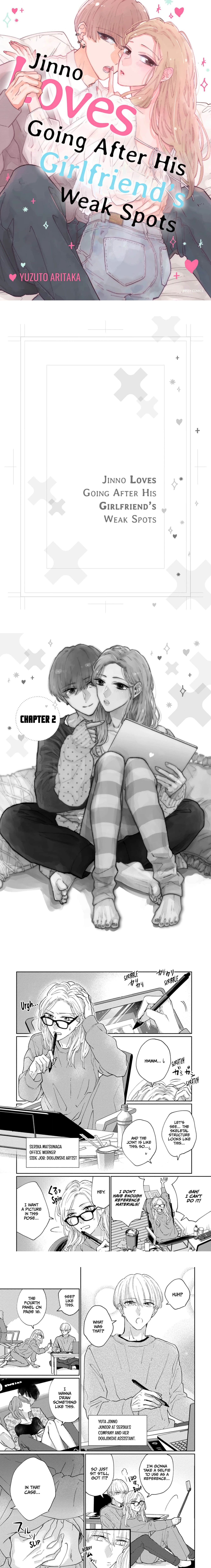 Jinno Loves Going After His Girlfriend's Weak Spots Chapter 2 - page 1